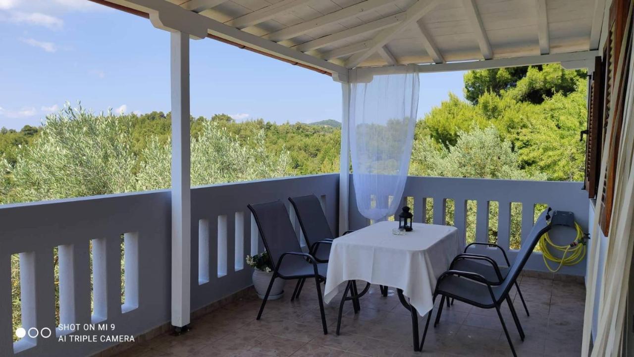 Elia House 1 Astoning Sea View Among The Olive Trees Apartment Патитири Екстериор снимка